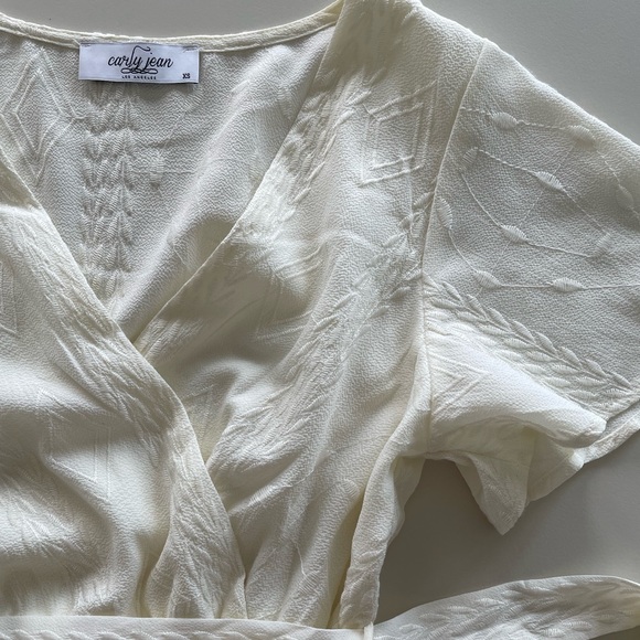 Cream coloured CJLA Camden Dress - Picture 3 of 6